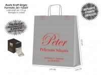 BUSTE IN CARTA KRAFT GRIGIO